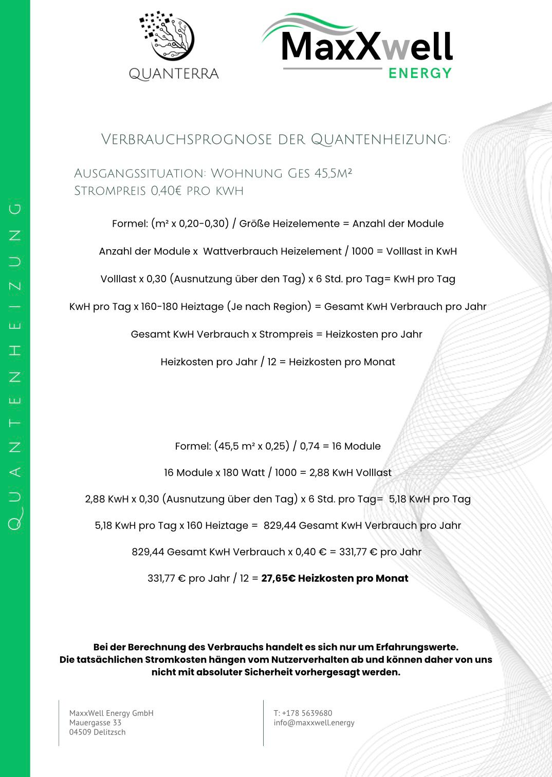 Verbrauchsprognose Bild